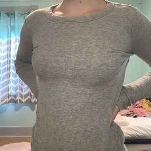 Long sleeve waffle knit🤍🖤